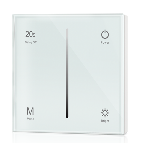 Touch Panel AC Triac RF Dimmer S1-T For interior led strip lights Touch Panel AC Triac RF Dimmer S1-T For interior led strip lights